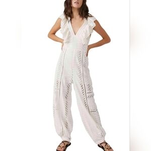 Free People Mikayla eyelet jumpsuit